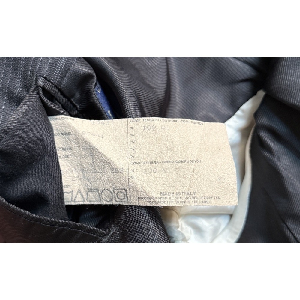 Ermenegildo Zegna Traveler Blazer Men 42R 100% Wool Striped Jacket Made In Italy - Picture 8 of 14